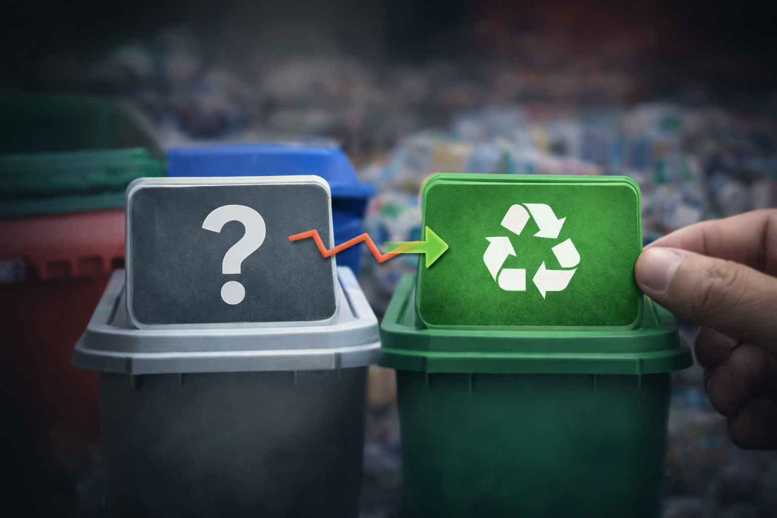 Make Recycling Easy,  Then Make It Obvious